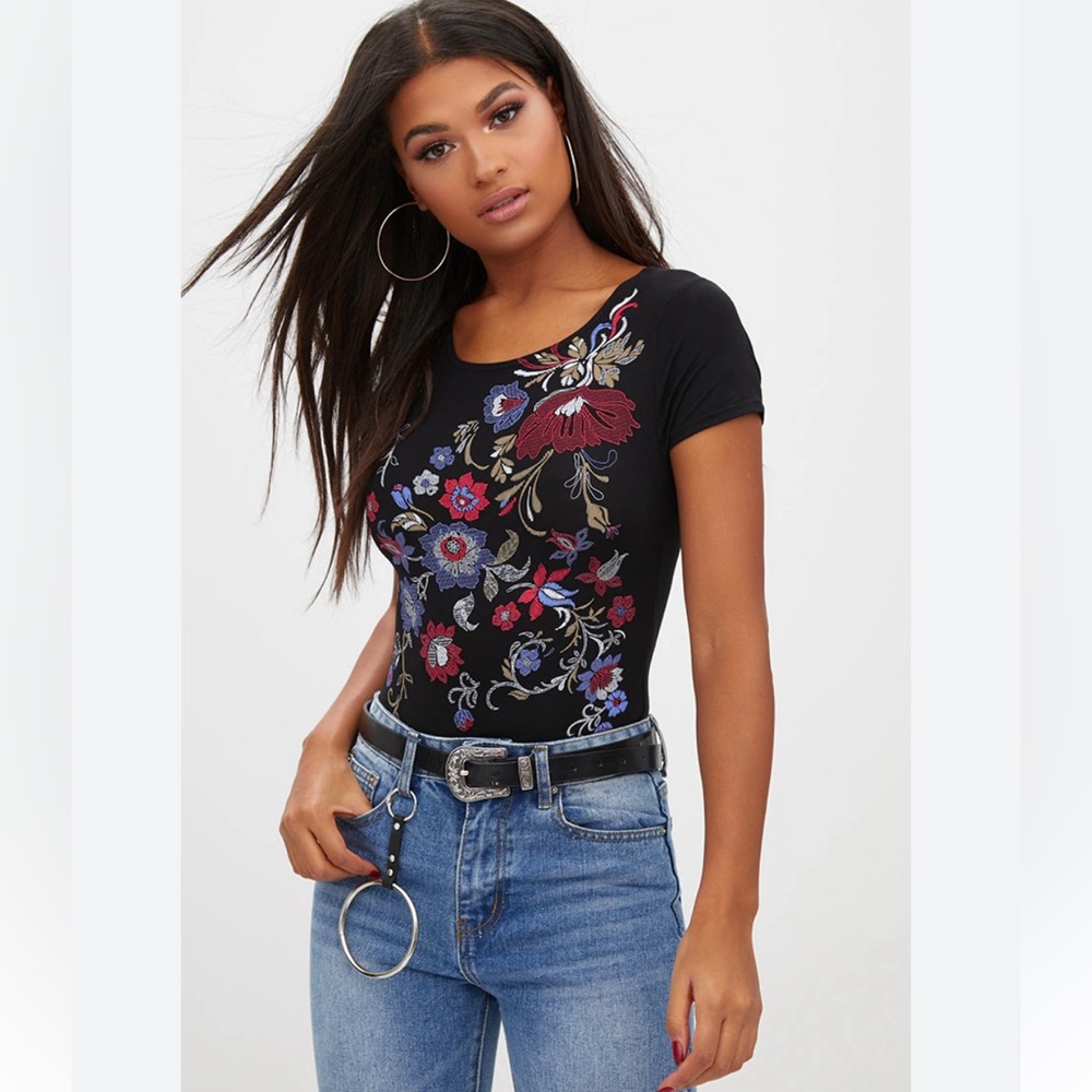 PLT Floral Bodysuit